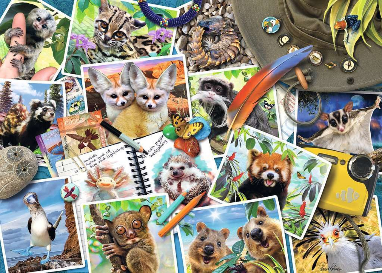 A Traveler's Animal Journal (1000 pc Puzzles) 2