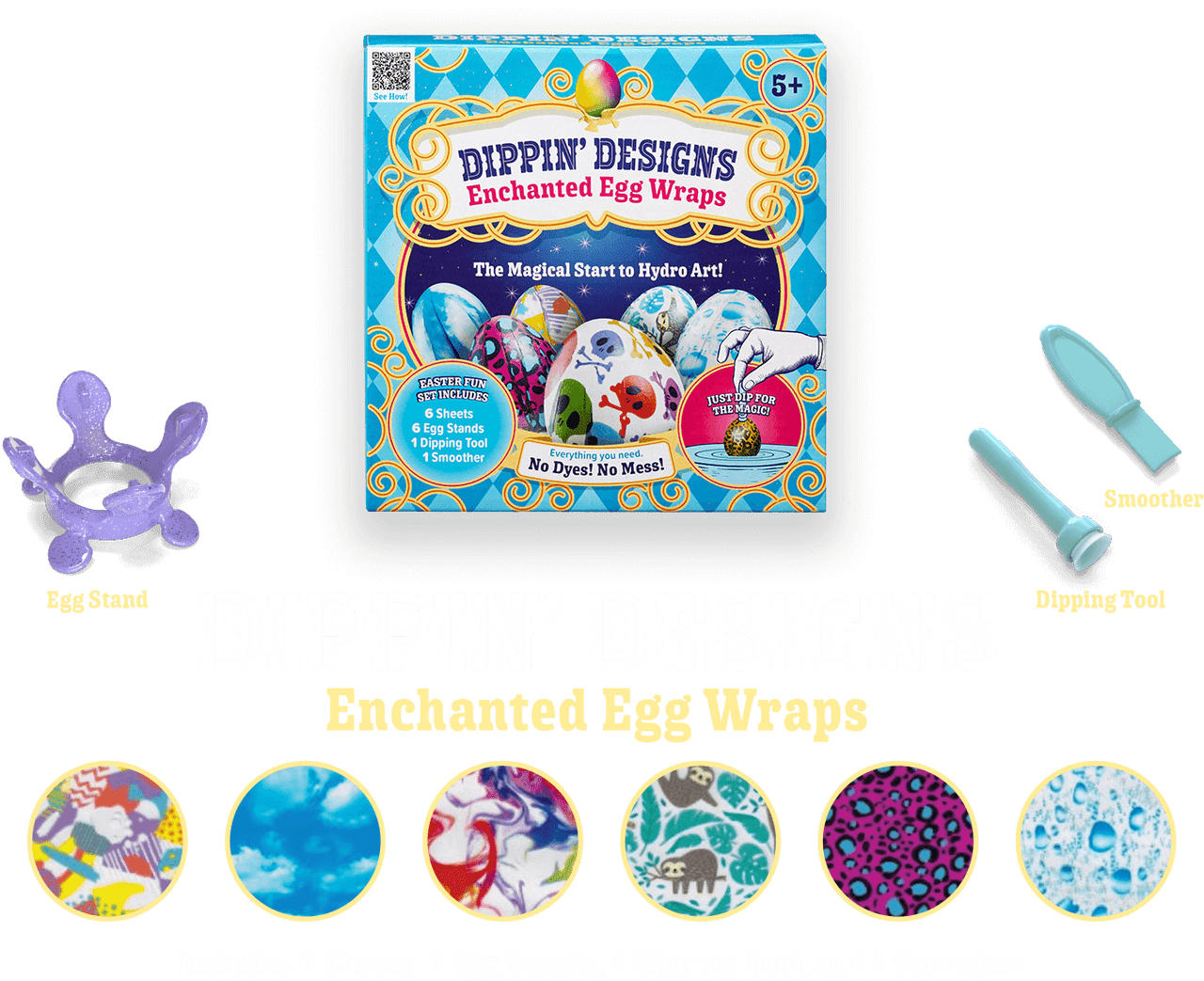 Dippin' Designs Enchanted Egg Wraps 12pc