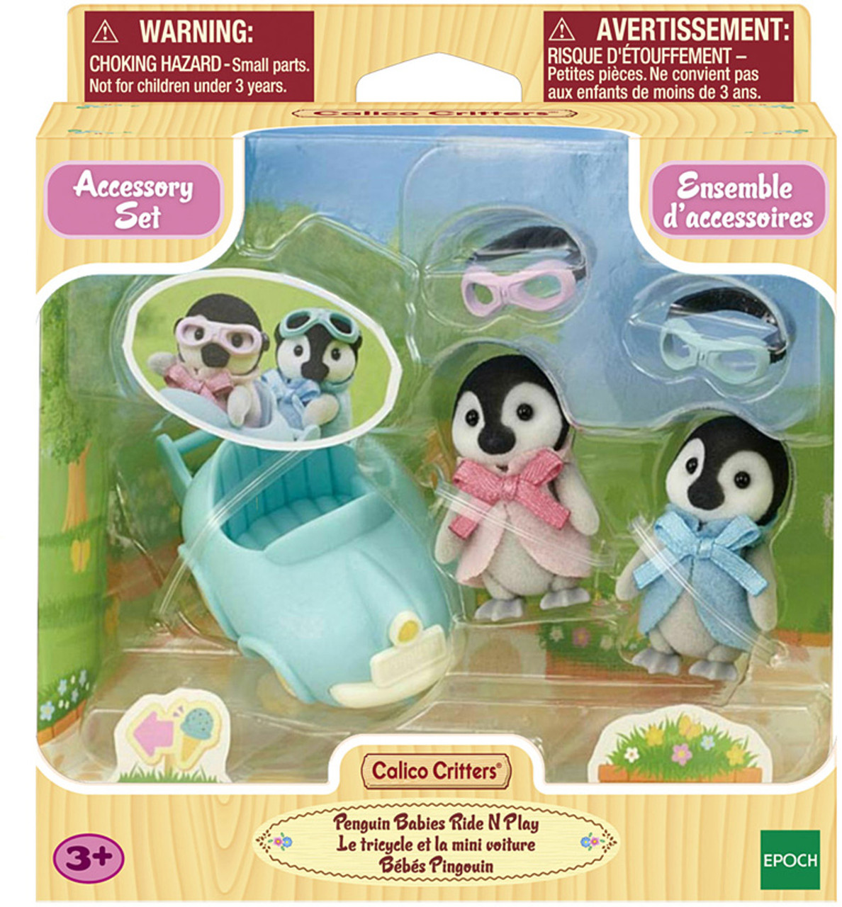 Calico Critters Penguin Babies Ride 'n Play 2