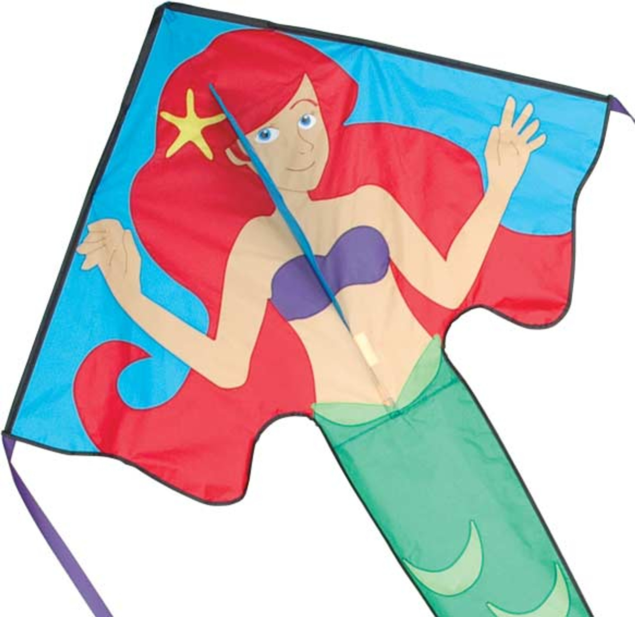 Large Easy Flyer Kite - Arianna Mermaid 3