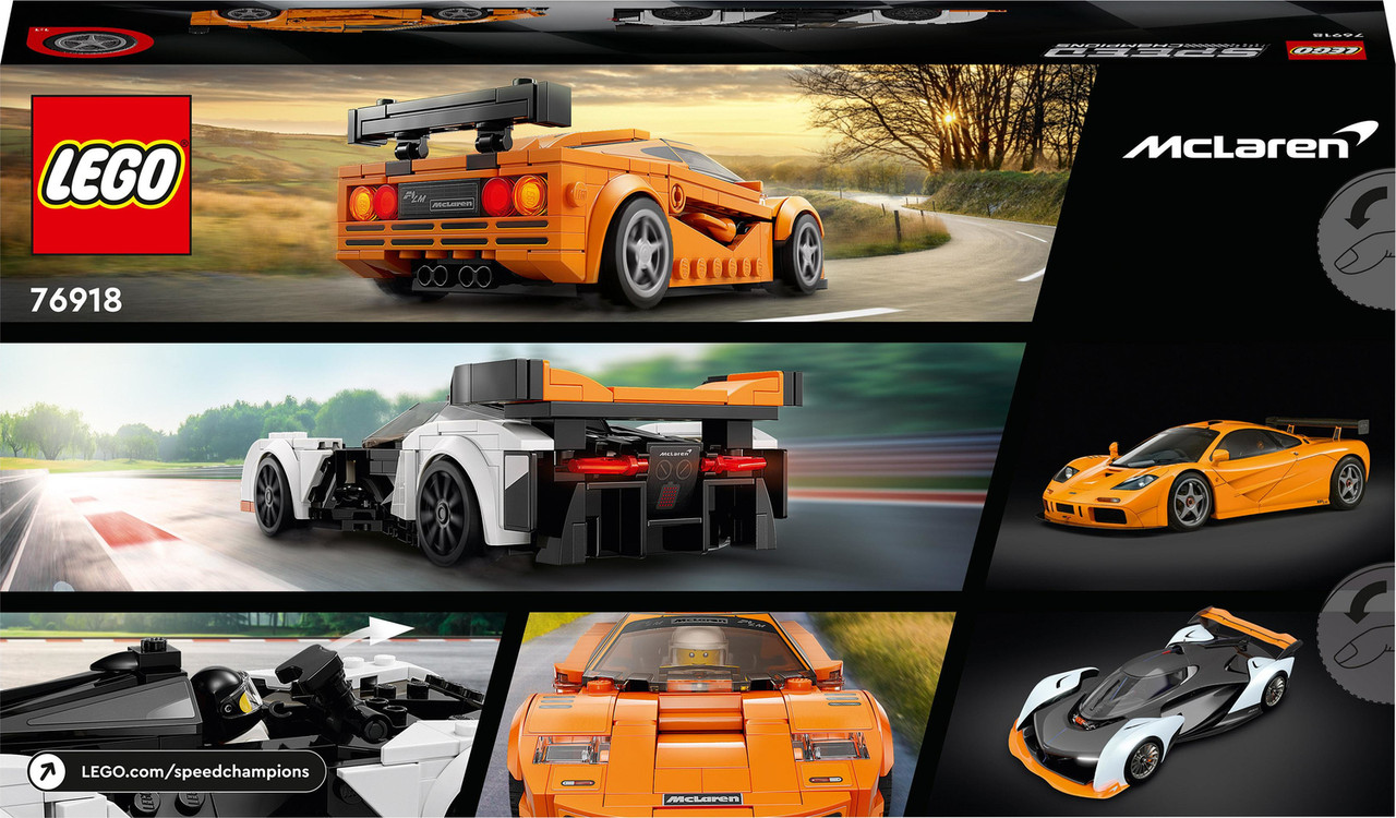 LEGO® Speed Champions McLaren Solus GT & McLaren F1 LM 2