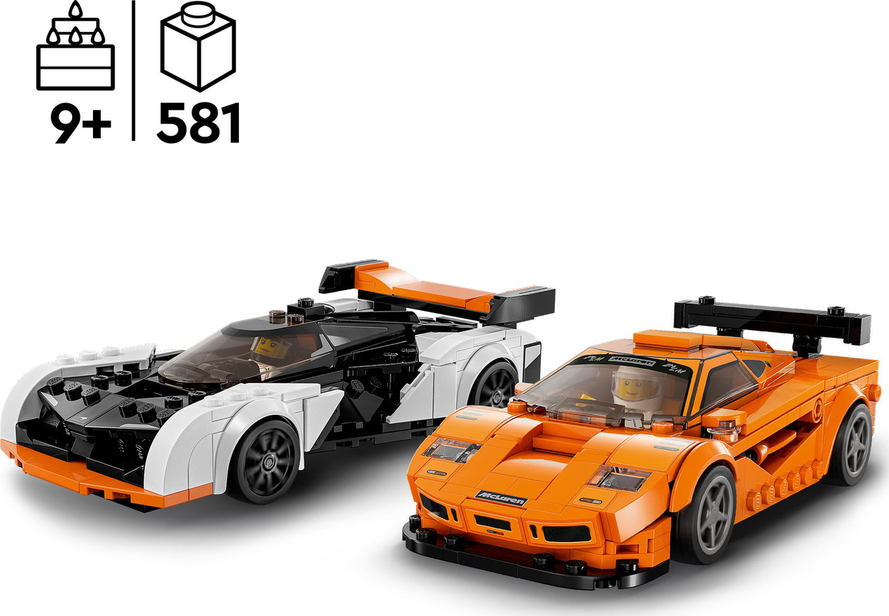 LEGO® Speed Champions McLaren Solus GT & McLaren F1 LM 3