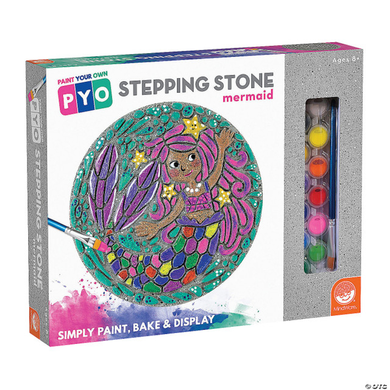 Paint Your Mermaid Stepping Stone