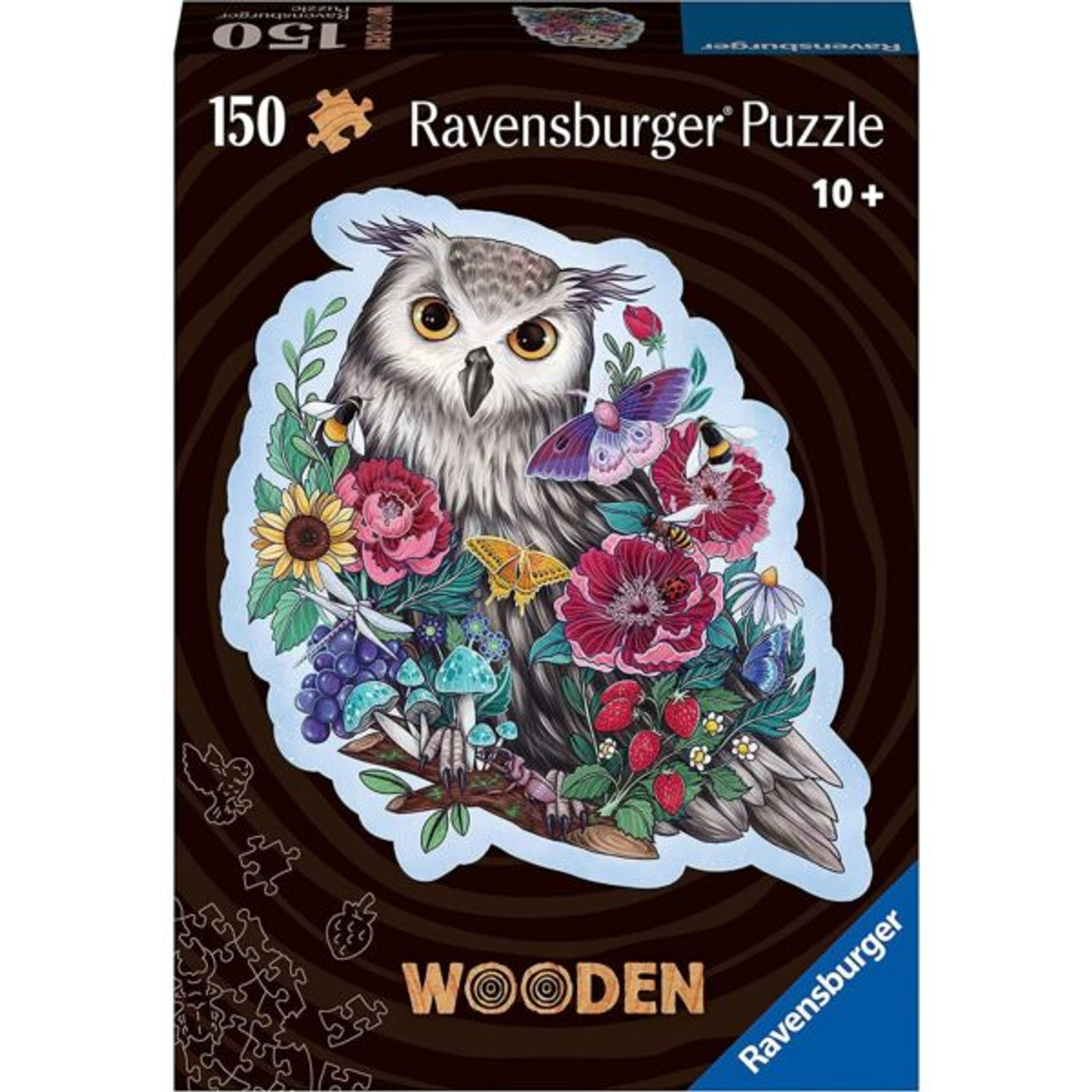 Mysterious Owl 150 Pc Wood Shape Puzzle