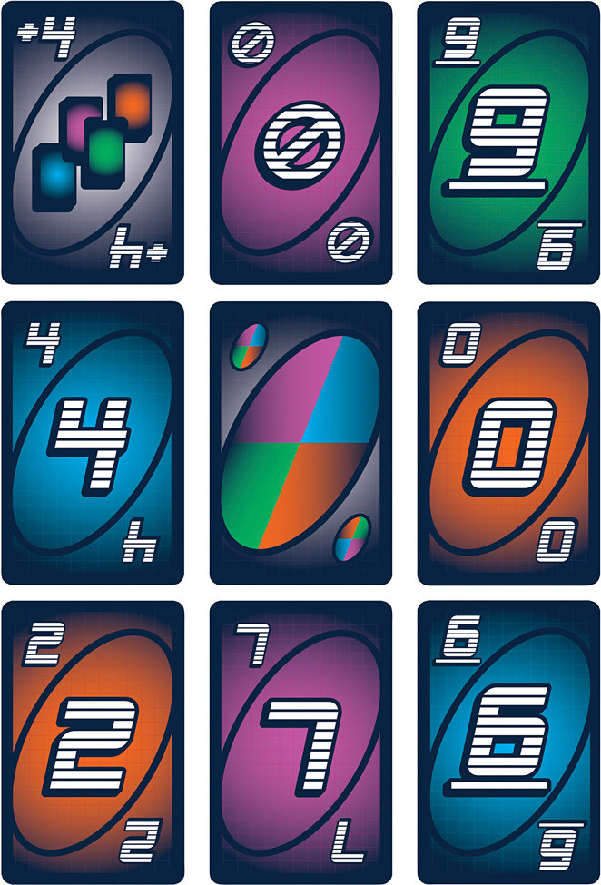 UNO Iconic 1980's Card Game 3