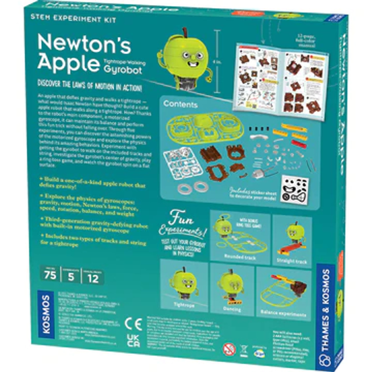 Newton's Apple: Tightrope-Walking Gyrobot