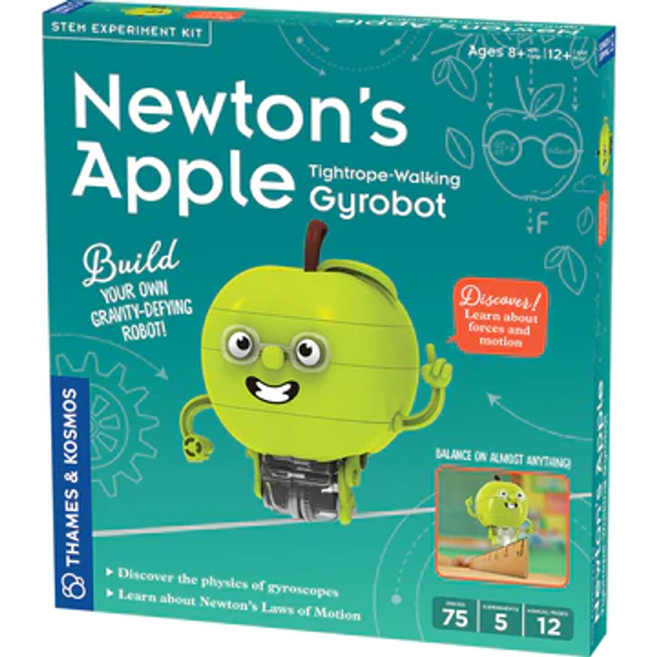 Newton's Apple: Tightrope-Walking Gyrobot