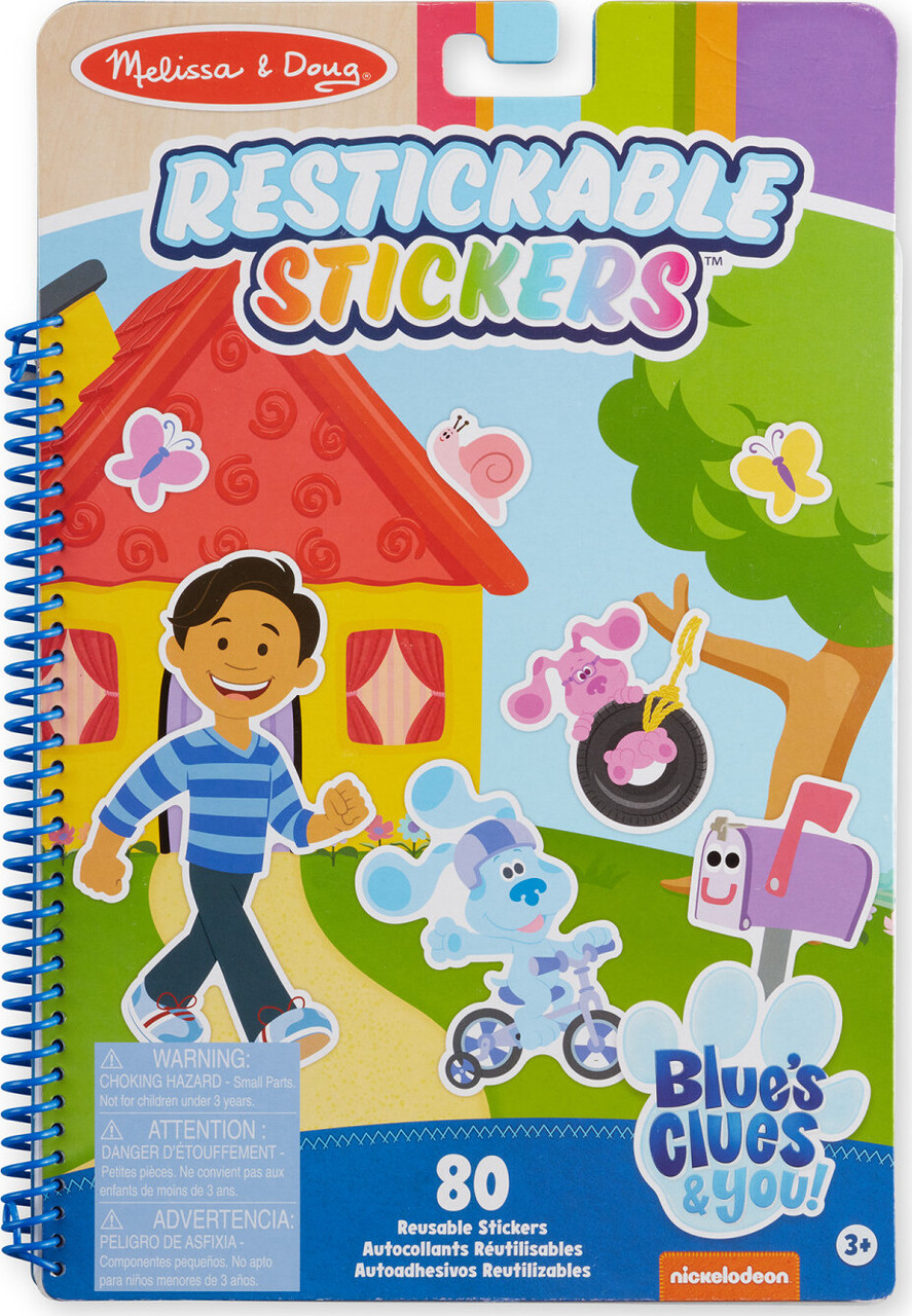 Blues Clues & You Reusable Sticker Pad - Places Blue Loves 1