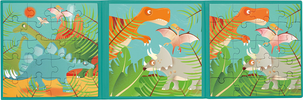 Magnetic Puzzle Book Dino 4