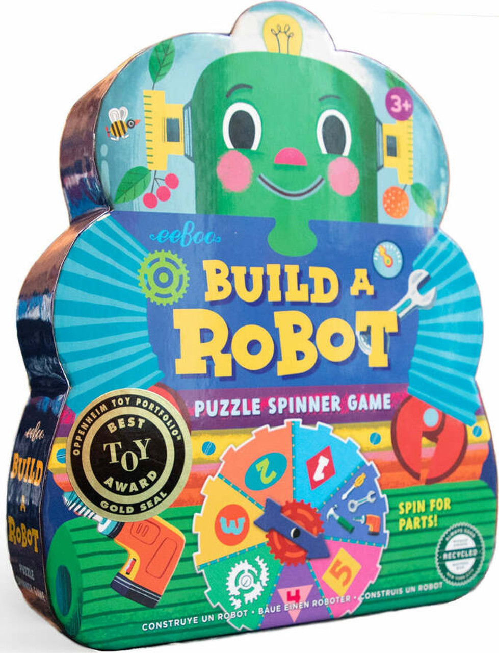 Build a Robot Shaped Spinner Game 1