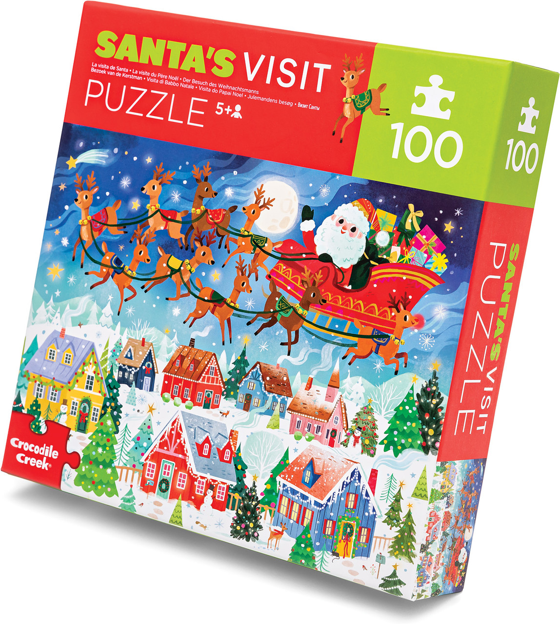 100pc Santa's Visit Puzzle - PlayMatters Toys