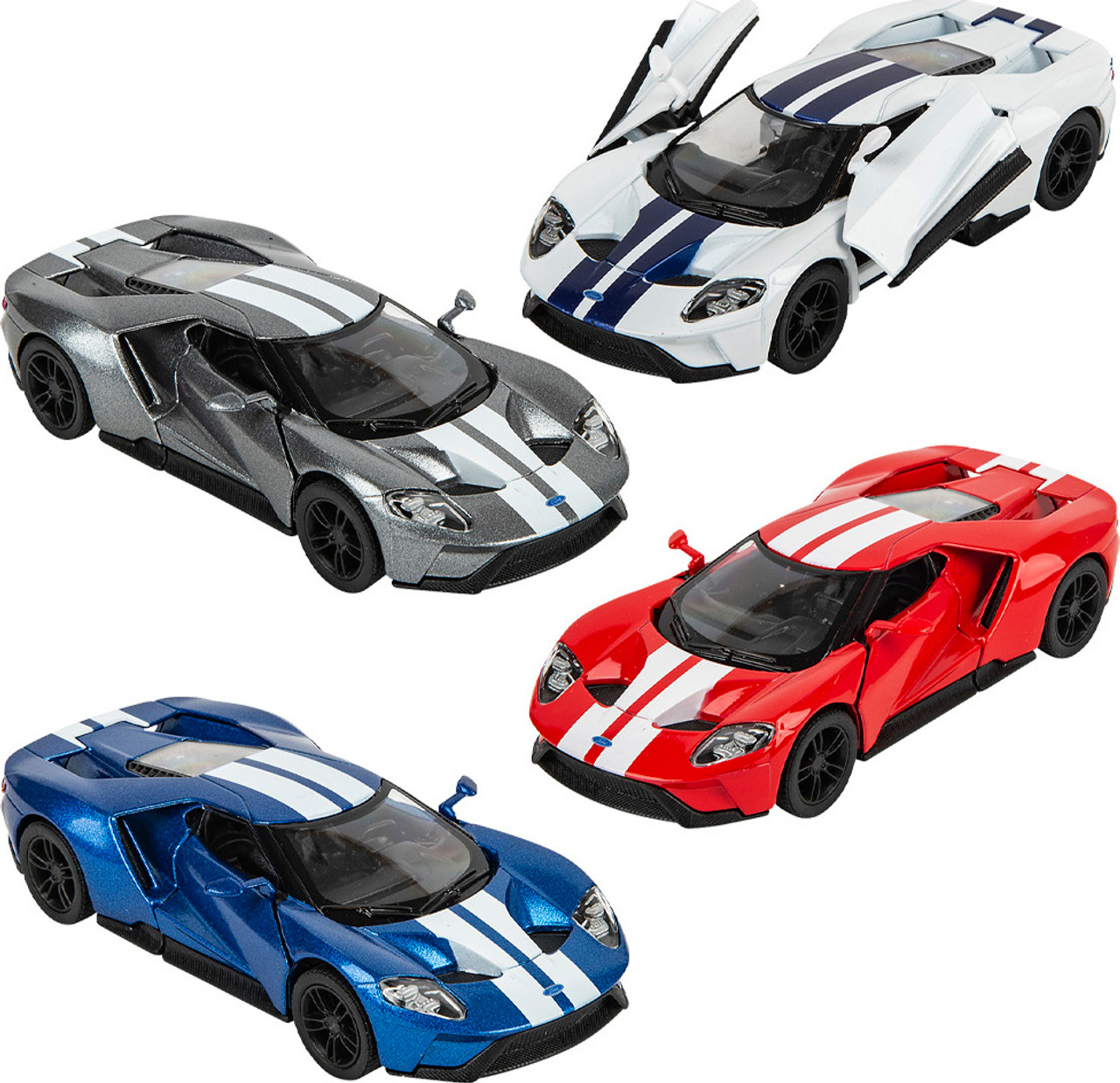 5" Die-cast 2017 Ford Gt With Printing 4