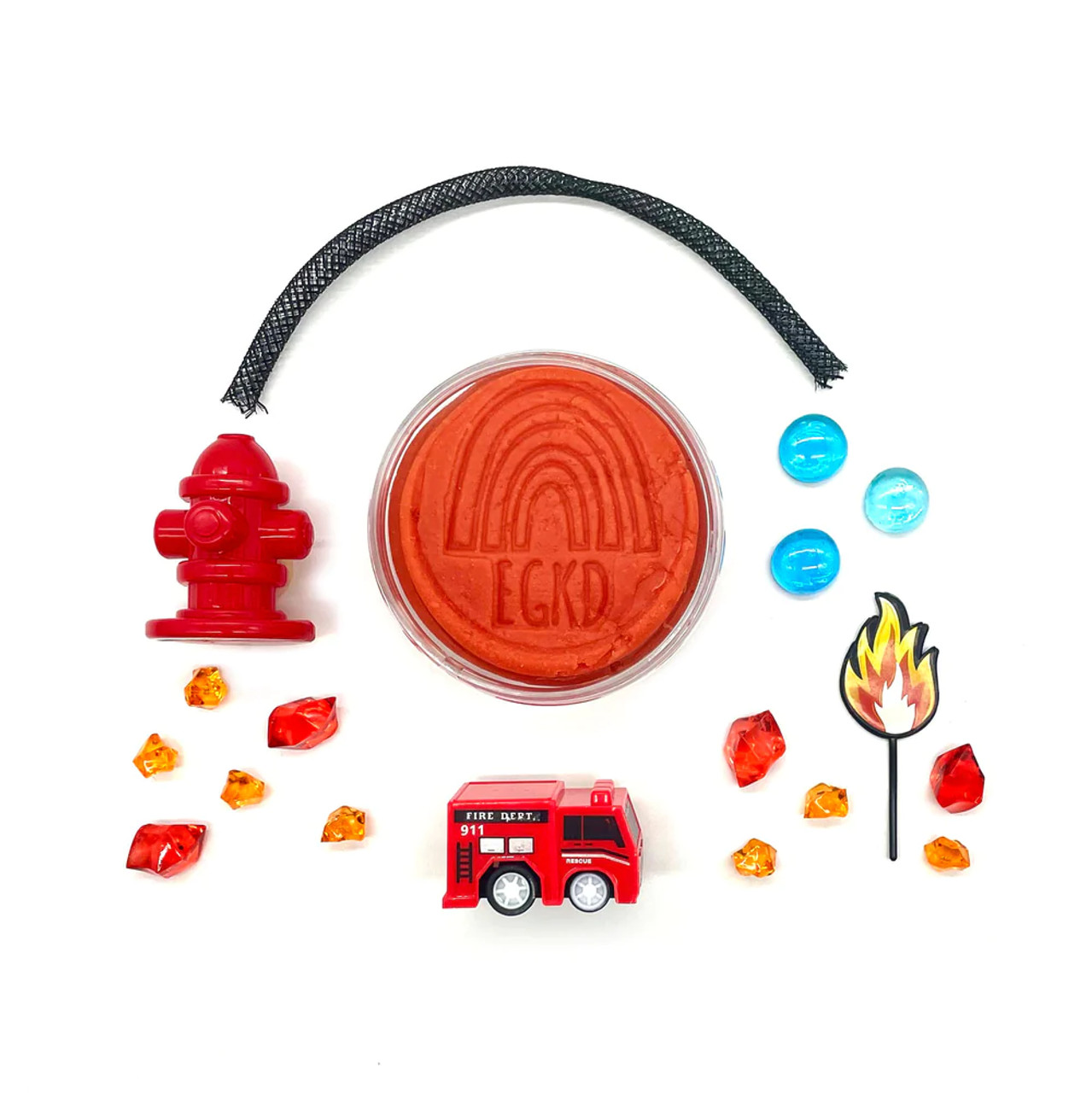Fire Truck Dough Kit