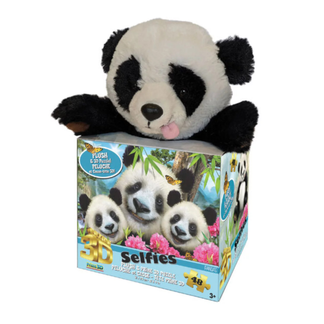Panda 48 Pc. With Stuffed Animal