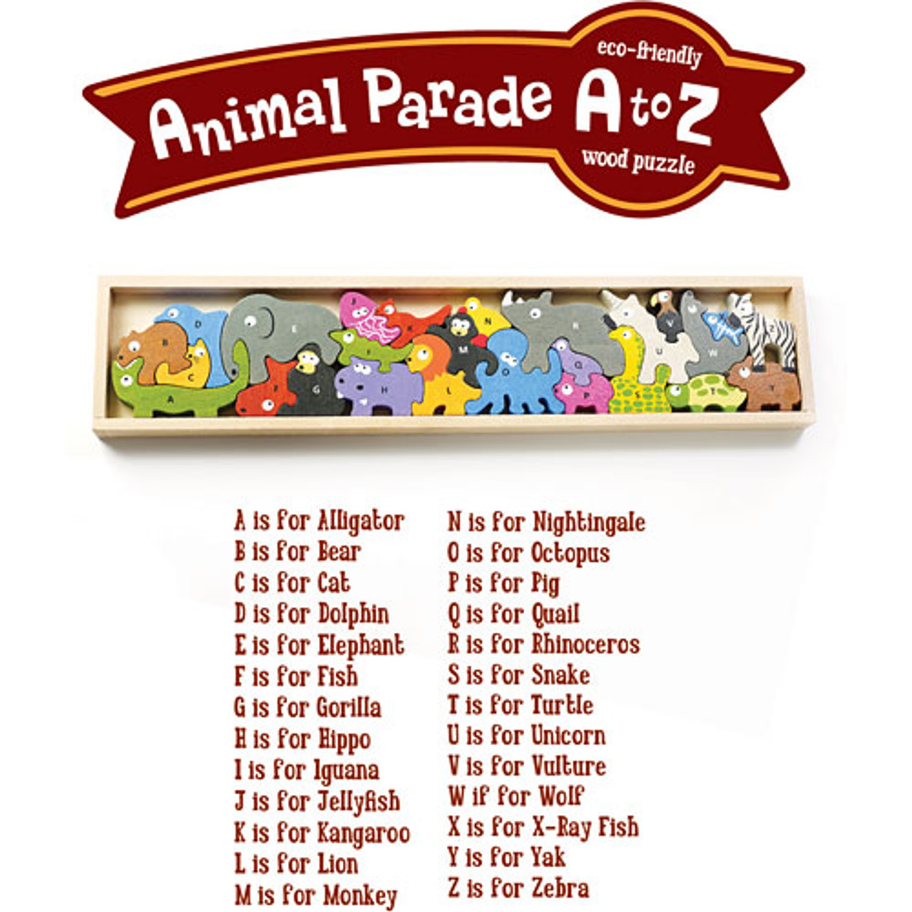 Animal Parade A to Z - Jumbo Version 5