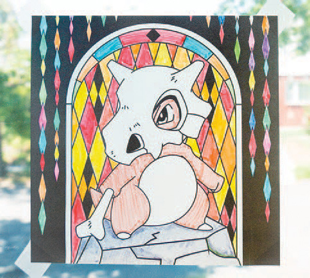 Pokemon Stained Glass Art - PlayMatters Toys