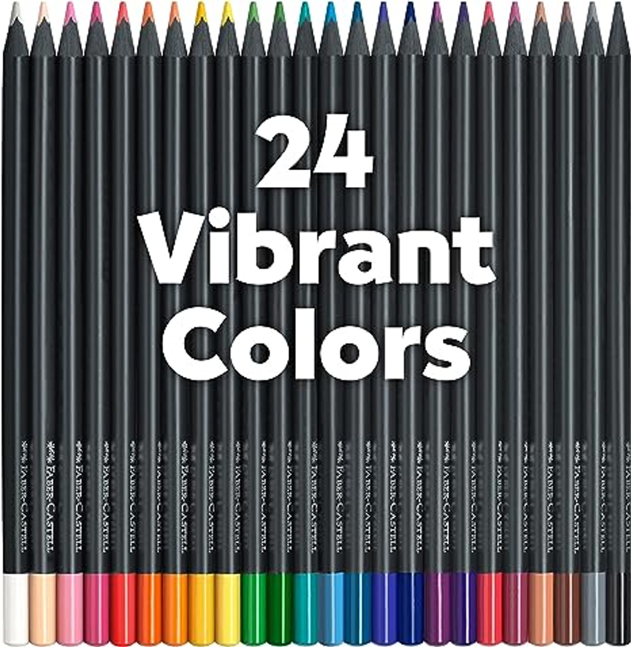 Colour Pencils Black Edition tin 24x