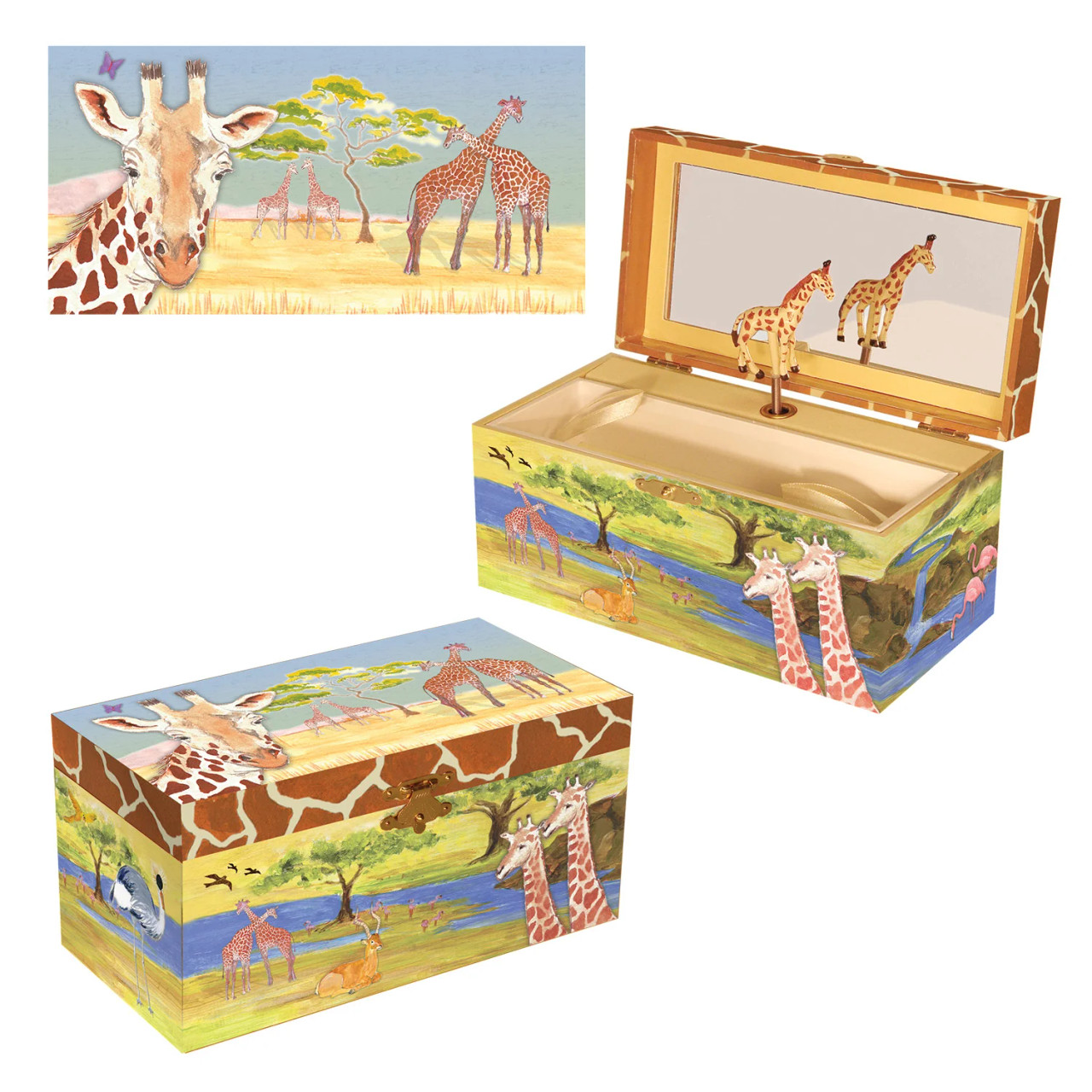 Giraffe Musical Jewelry Box