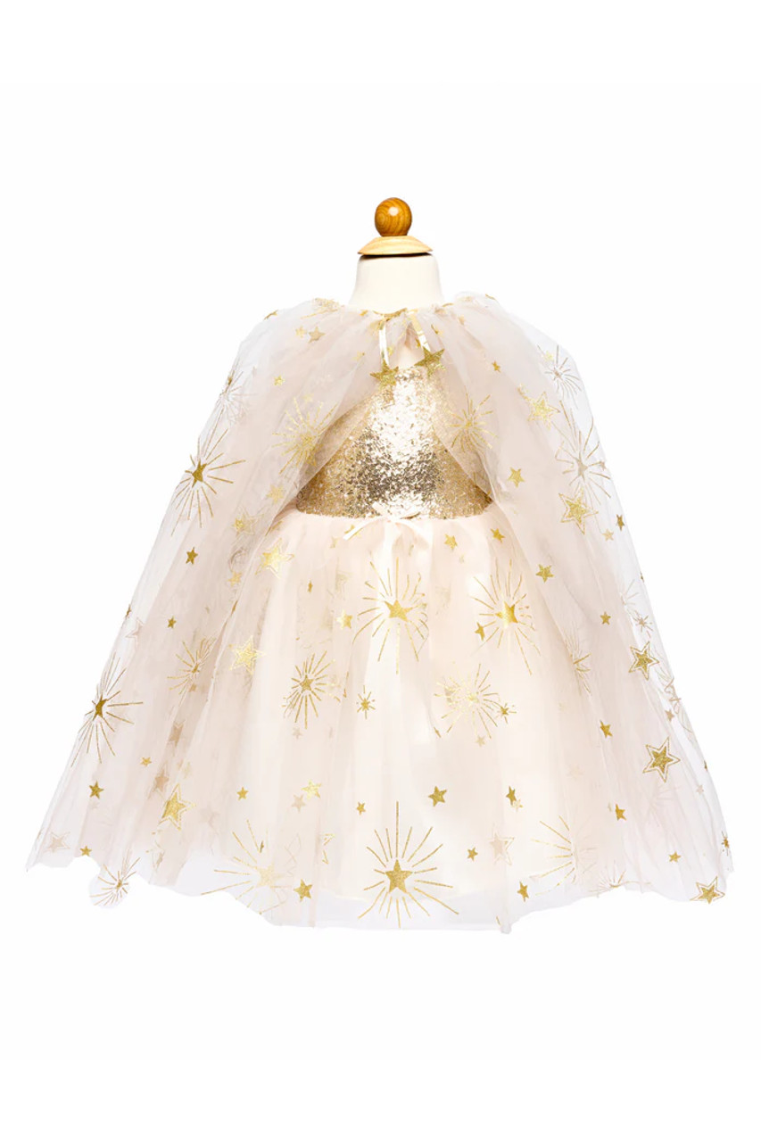 Glam Party Gold Cape, Size 4-6