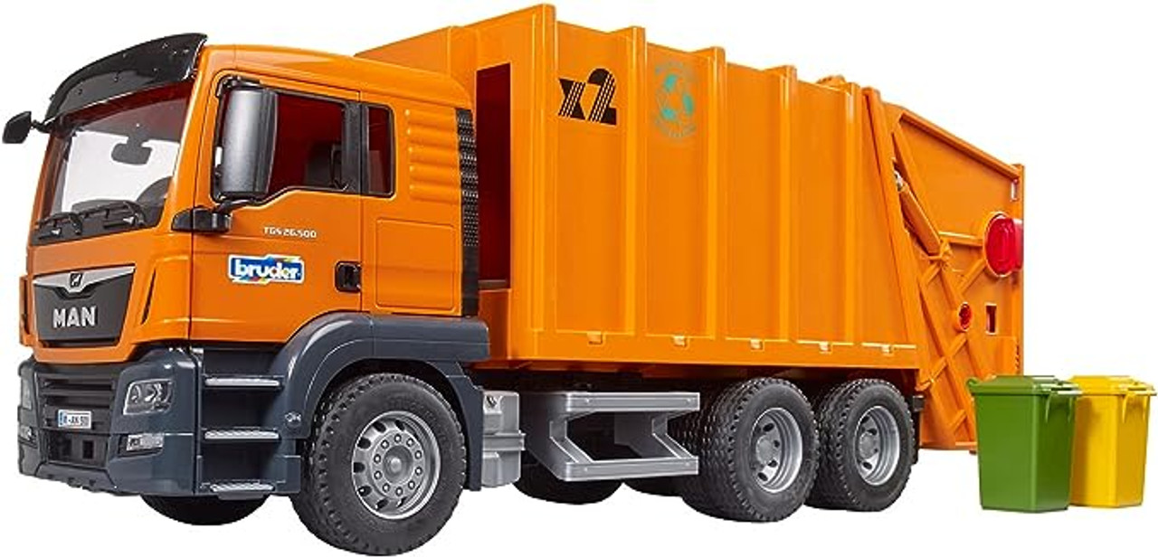 Man Tgs Garbage Truck Orange