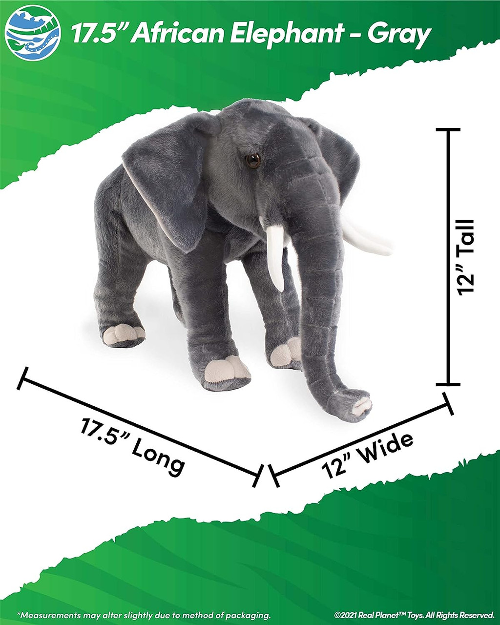 African Elephant 17.5 Inch