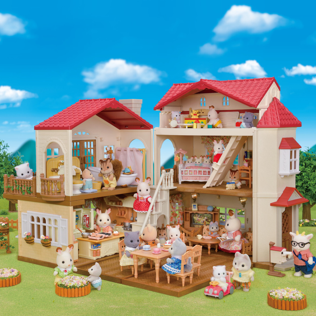 Calico Critter Country Home With Secret Attic - PlayMatters Toys