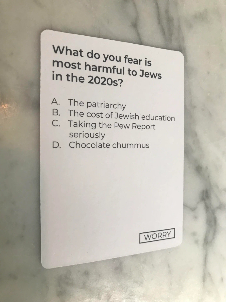 Jewish Card Revoked