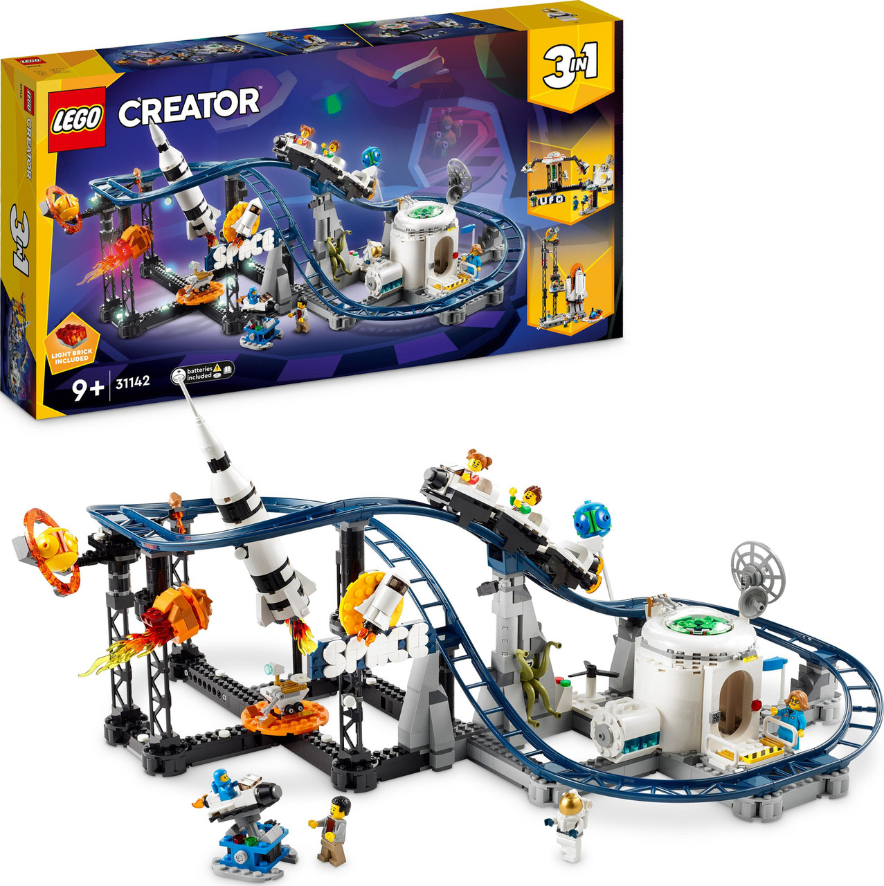 Space Roller Coaster 3 In 1 Creator - PlayMatters Toys