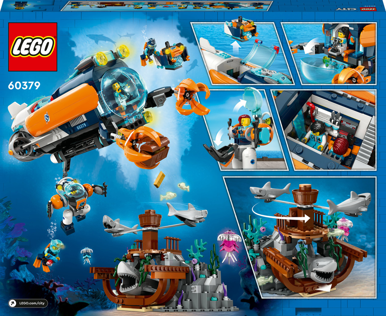 LEGO City Deep-Sea Explorer Submarine Toy 3