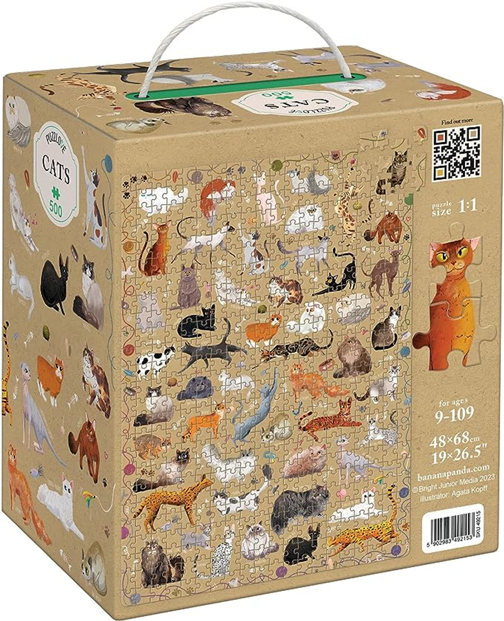 Puzzlove Cats 500 Pc.