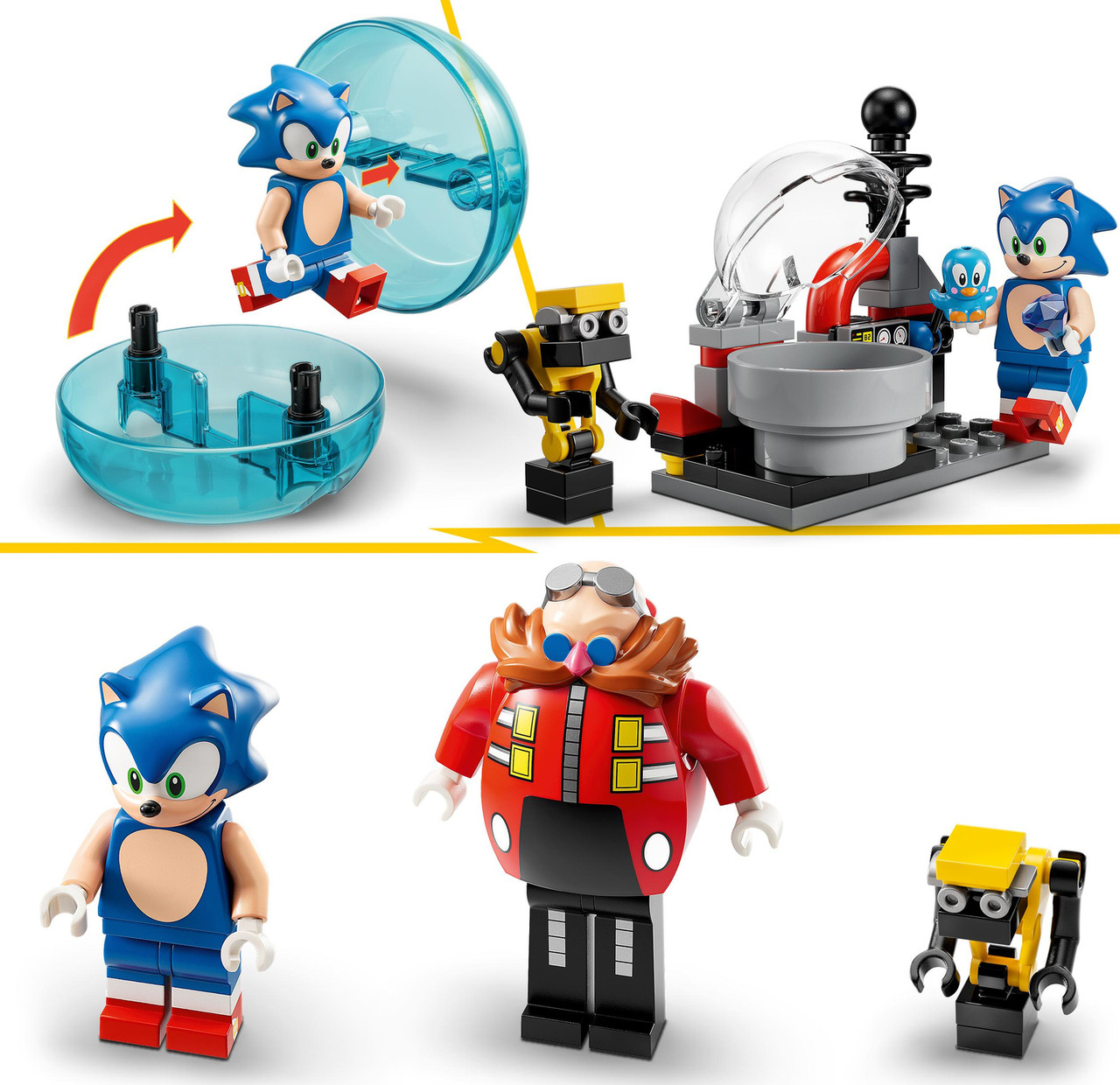 LEGO Sonic The Hedgehog 76993 Sonic vs. Dr. Eggman's Death Egg Robot Set