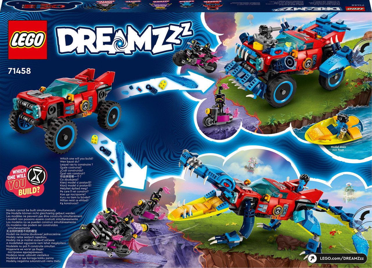 LEGO DREAMZzz Crocodile Car Toy 2 in 1 Set 3