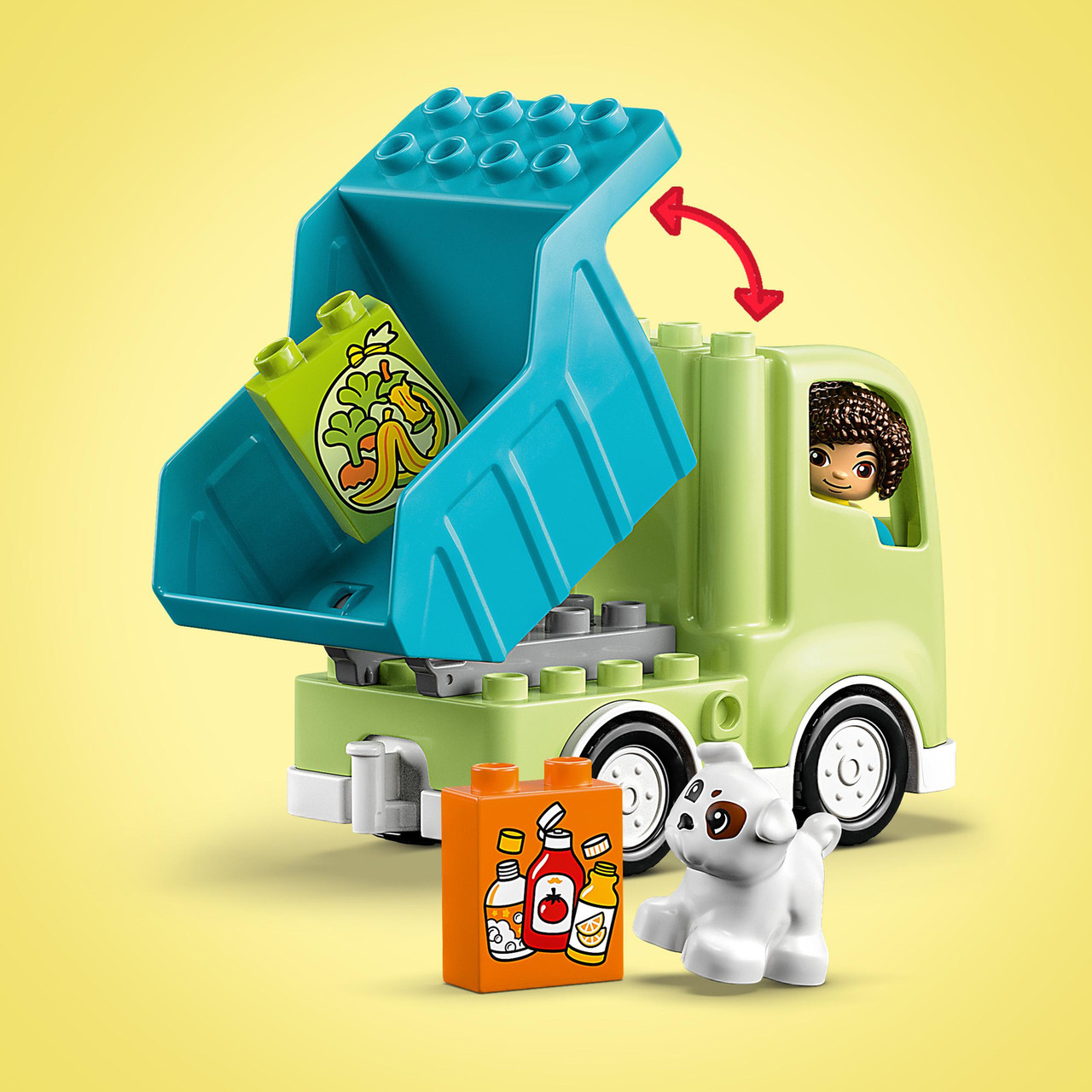 LEGO DUPLO Town Recycling Truck Sorting Toy 5