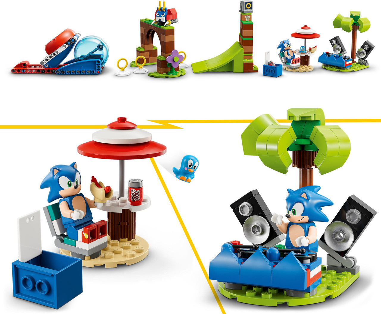 SONIC LEGO Build Spins the Hedgehog At Super Speeds - Nerdist