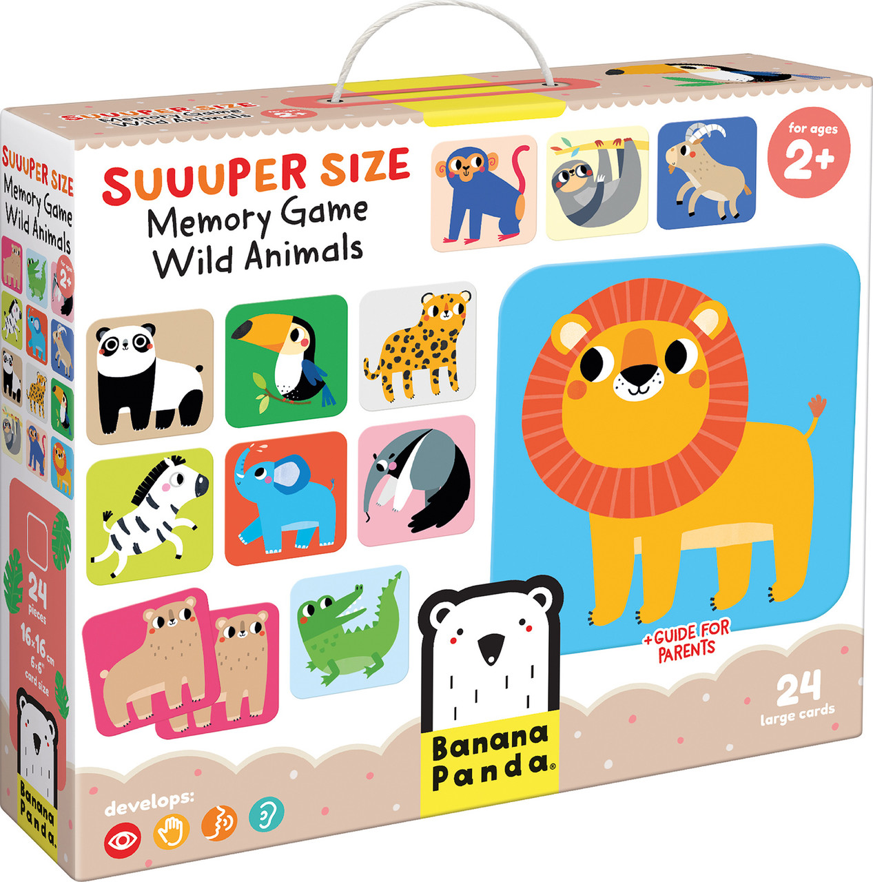 Suuuper Size Memory Game Wild Animals 1