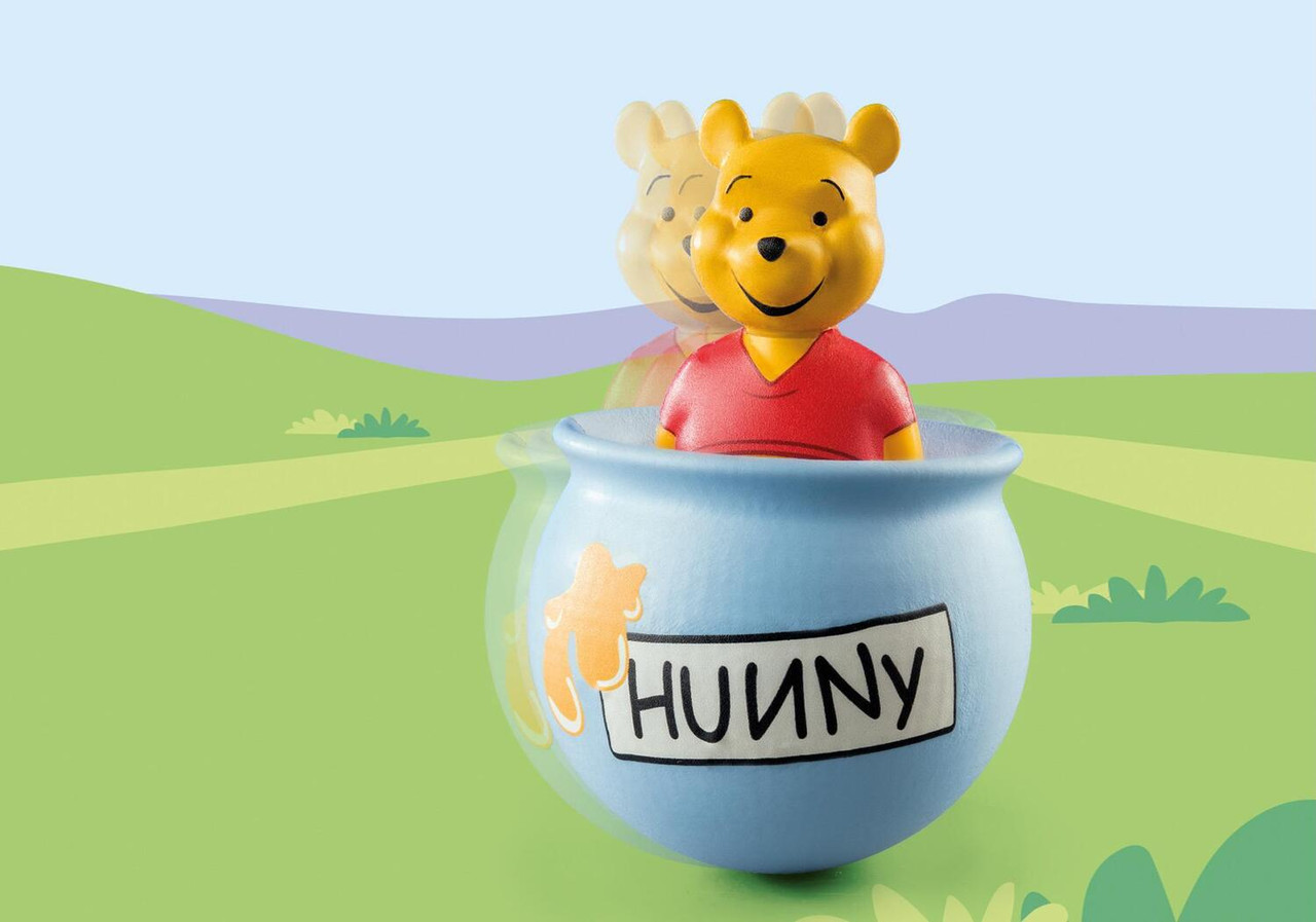 Mini Pooh with Honey Pot Figruine