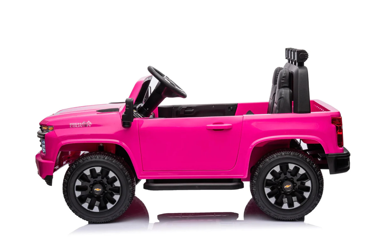 Pink Chevy Silverado 24 Volt 2 Seater Ride On Fully Assembled