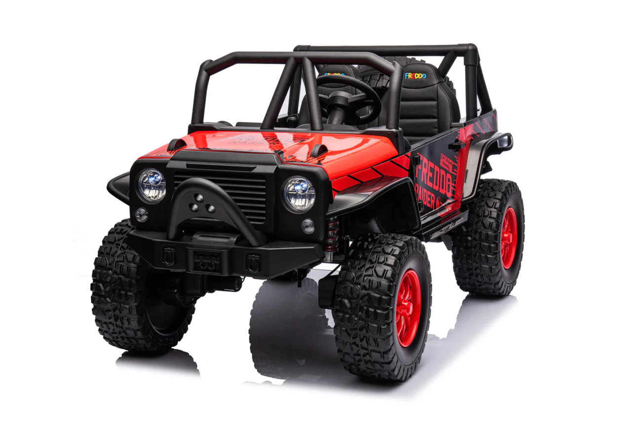 Jeep Raider Red 24 Volt 2 Seater Ride On Fully Assembled