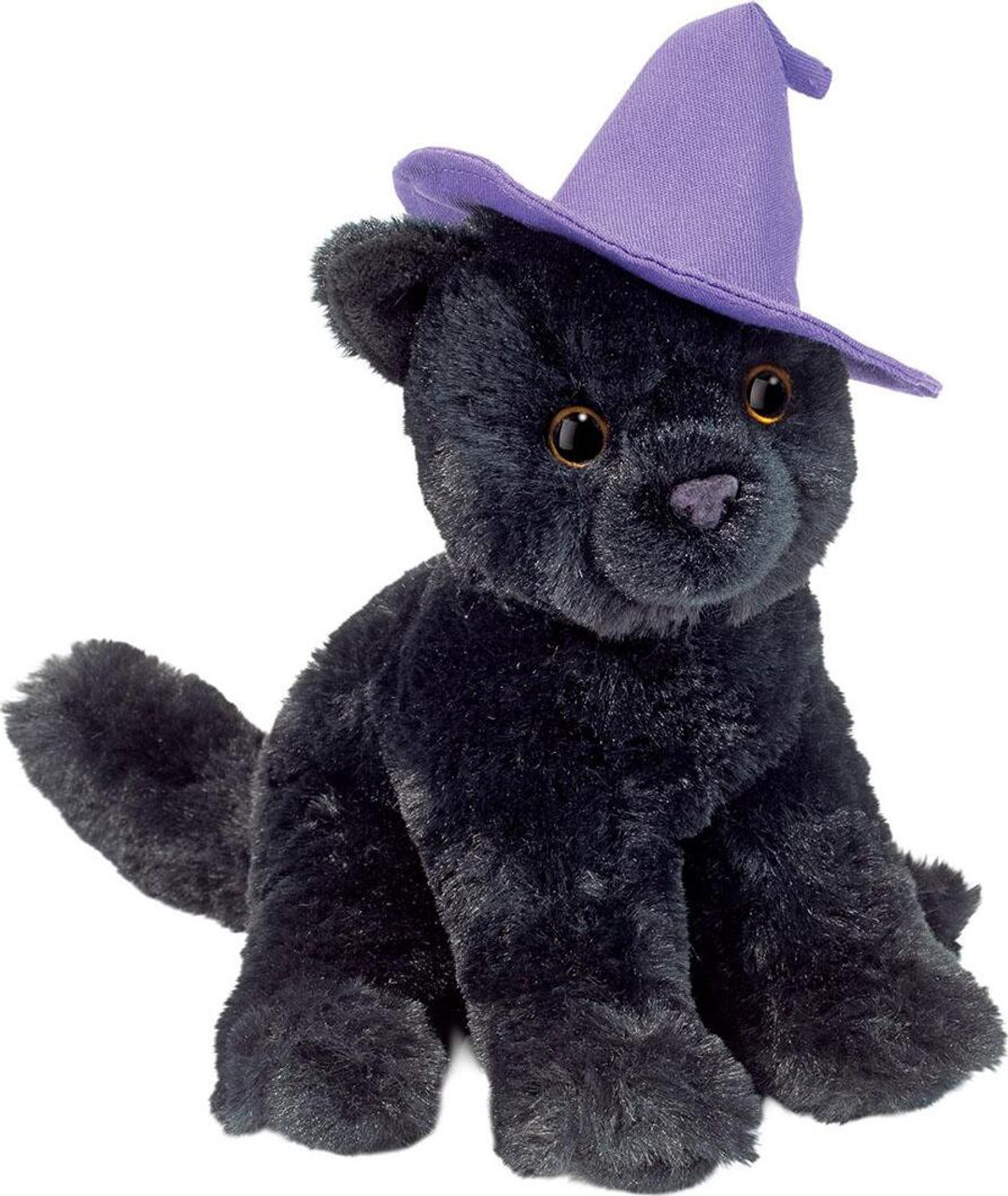 Mini Halloween Soft Cat with Hat 1