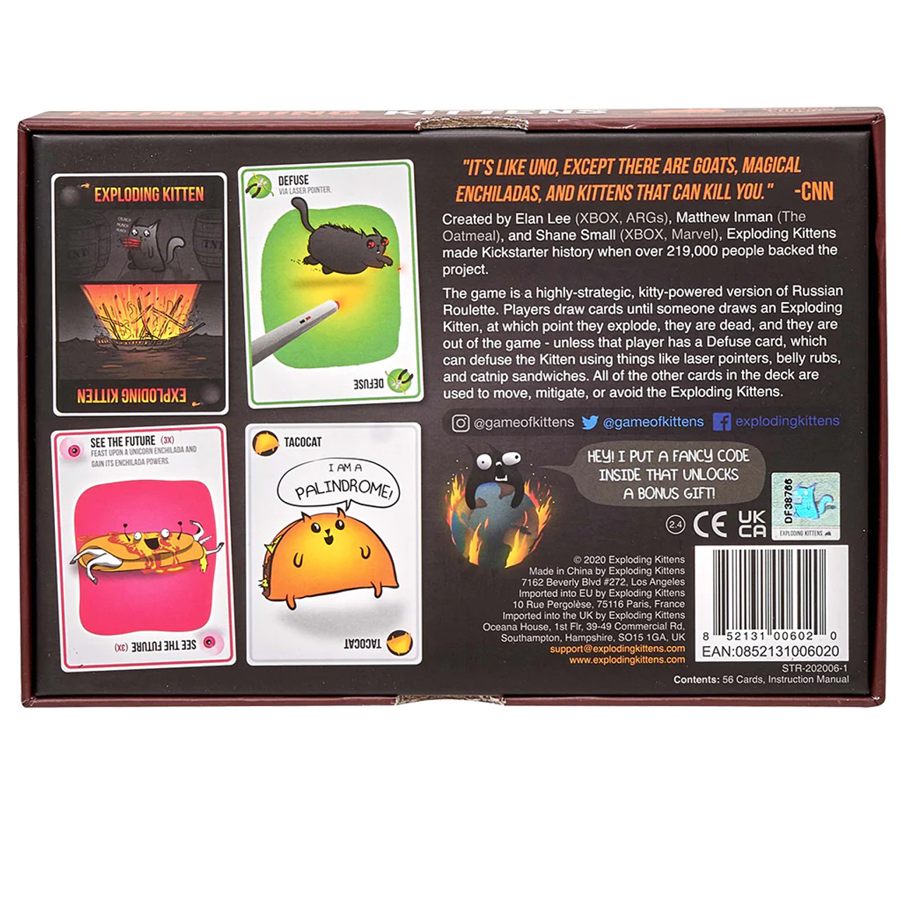 Exploding Minions Party Game by Exploding Kittens 