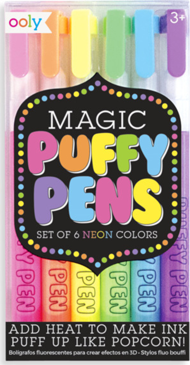 Magic Neon Puffy Pen - PlayMatters Toys