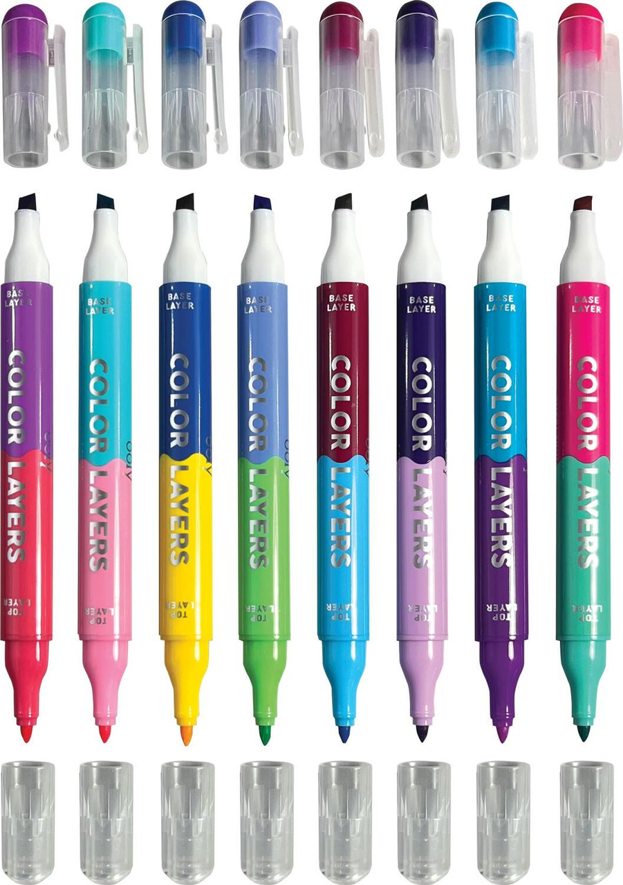 Color Layers Double-Ended Layering Markers (Set of 8 / 16 Colors) 4