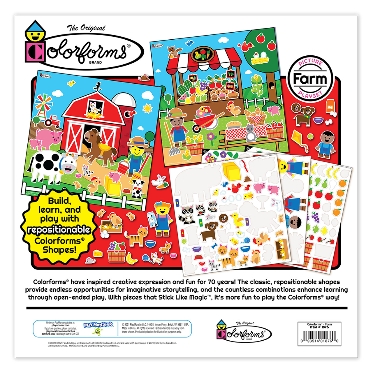 Colorforms Farm Playset