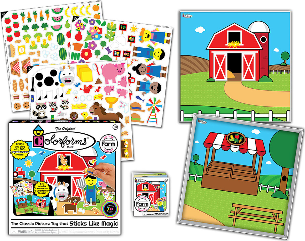 Colorforms® Farm Picture Playset 3