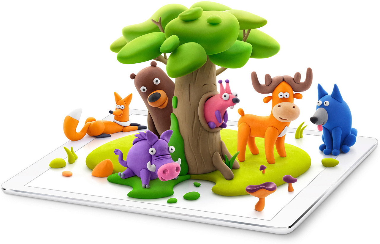 Clay Videos Games for Kids with HEY CLAY ANIMALS educational games for kids  - part 2 