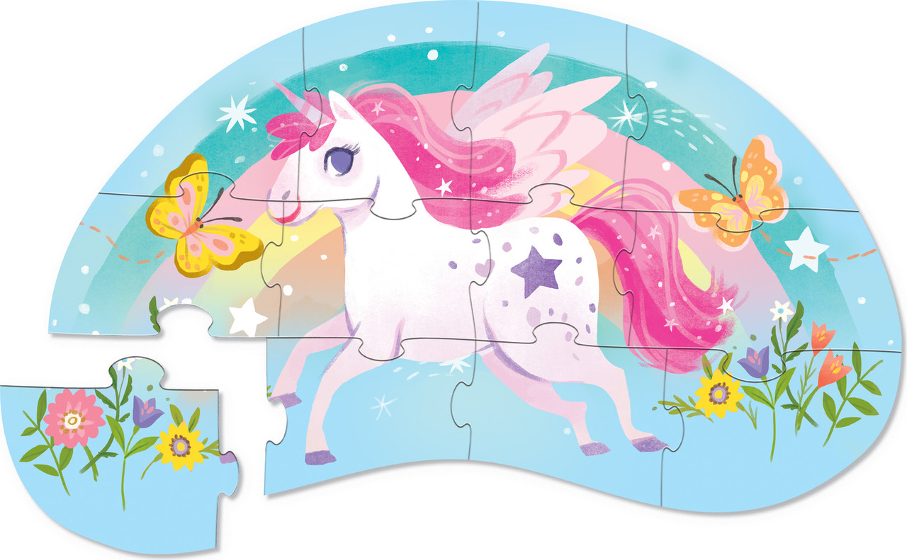 12-pc Mini Puzzle - Sweet Unicorn  2