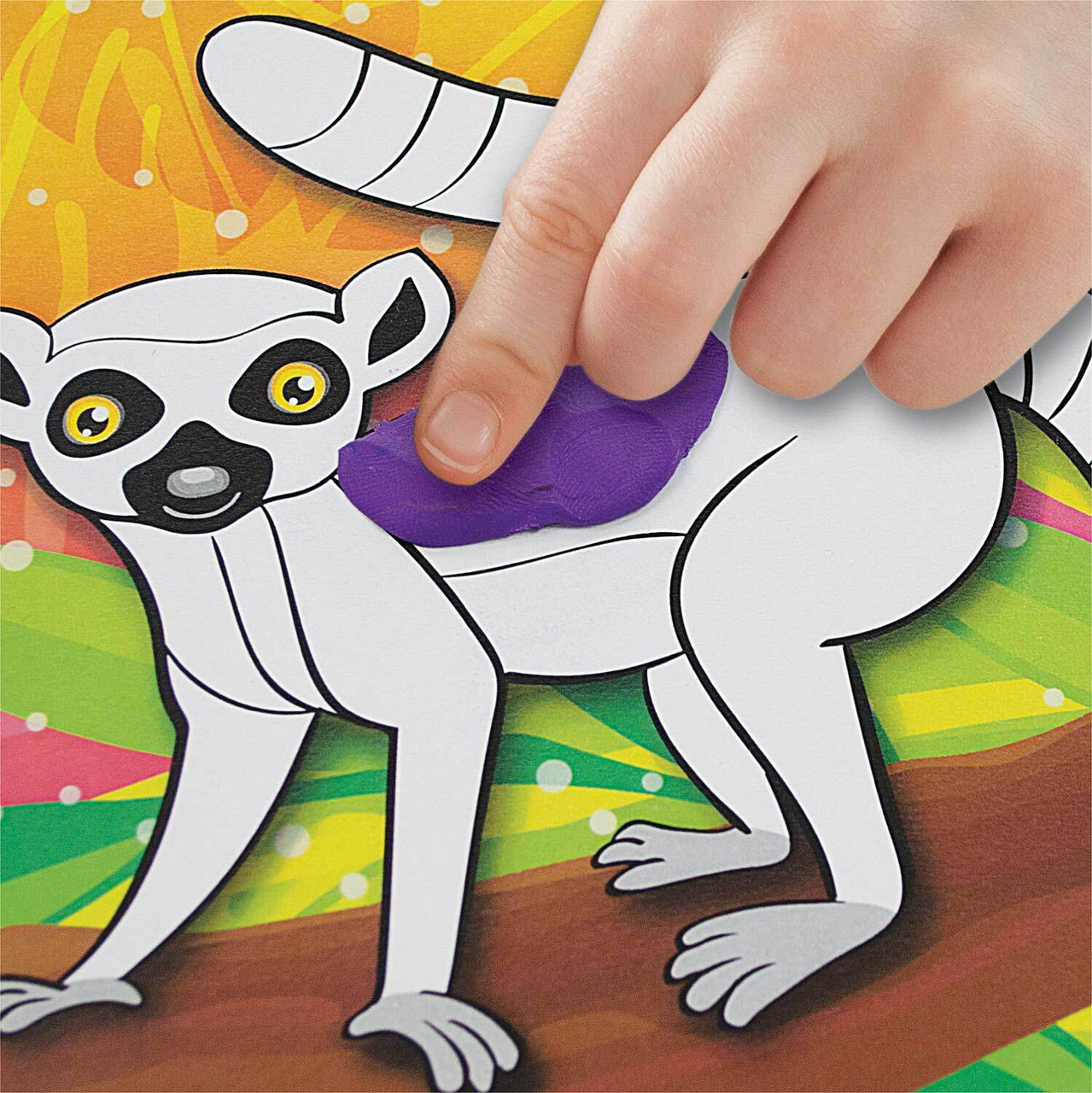 Do Art Coloring With Clay Jungle - PlayMatters Toys