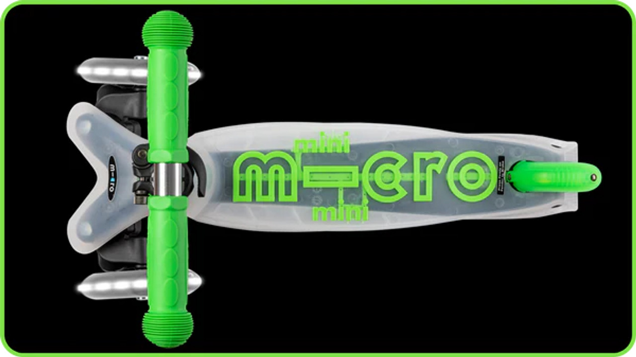 Mini Flux Led Neon Green Scooter