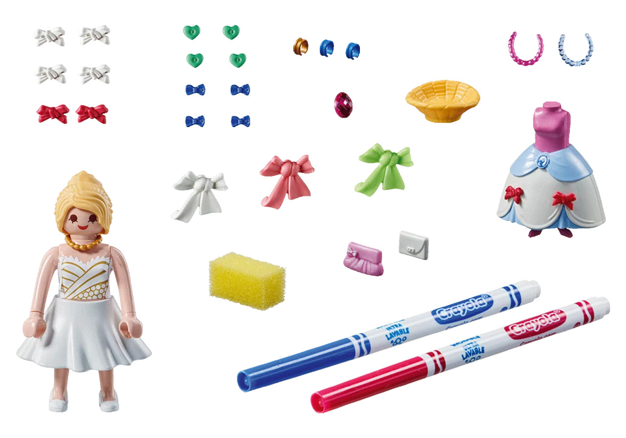 Playmobil Colour: Fashion Show Designer With Clothes And Accessories