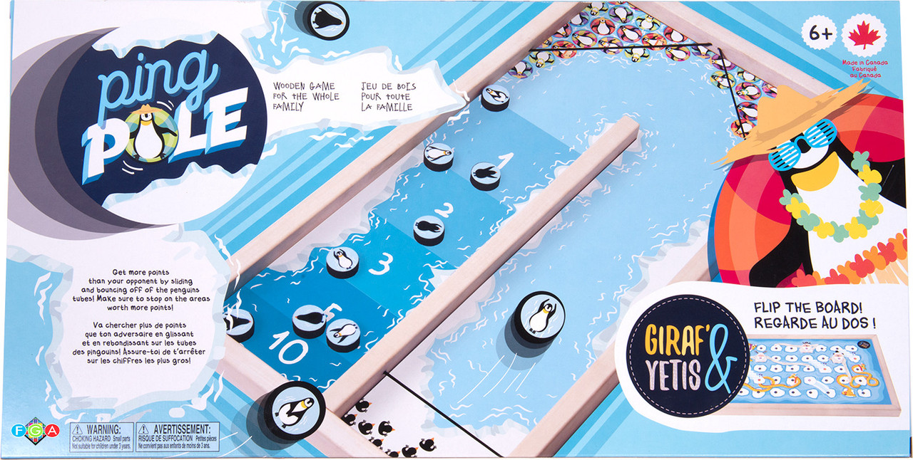 Rustik Flipop Ping Pole / Giraffe + Yetis 2-In-1 Game 3